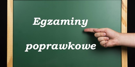 HARMONOGRAM EGZAMINÓW POPRAWKOWYCH