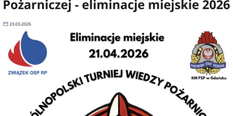 Konkurs wiedzy pożarniczej „MŁODZIEŻ ZAPOBIEGA POŻAROM”