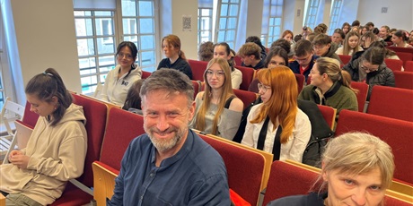 Wizyta studyjna klas 3c, 3d, 3e, 3h w PJATK w Gdańsku