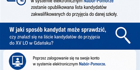 Praca komisji rekrutacyjnej w dniach 16 - 20 lipca