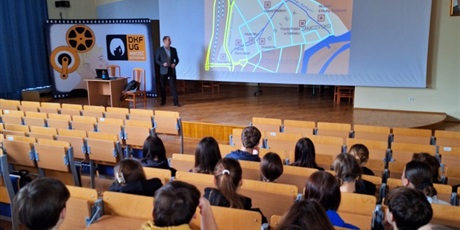 Wyjście na wykład na Wydziale Historycznym Uniwersytetu Gdańskiego. 
